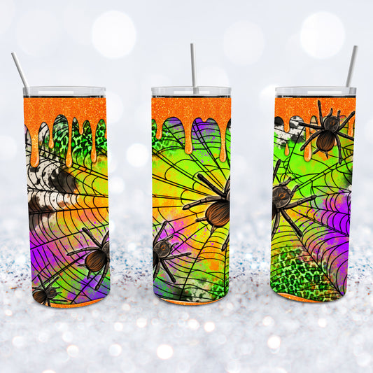 Spidery Halloween Tumbler