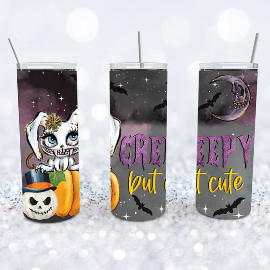 Creepy But Cute Halloween Tumbler