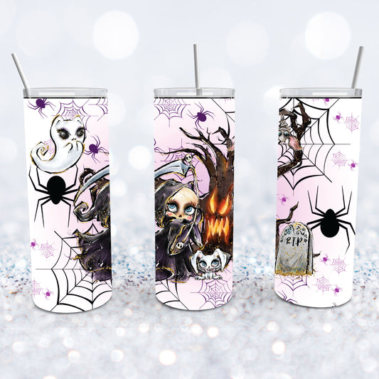 Spooky Grim Reaper Tumbler