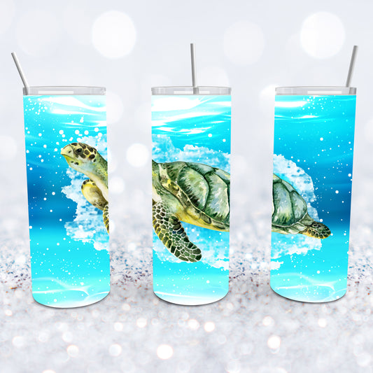 Green Sea Turtle Tumbler