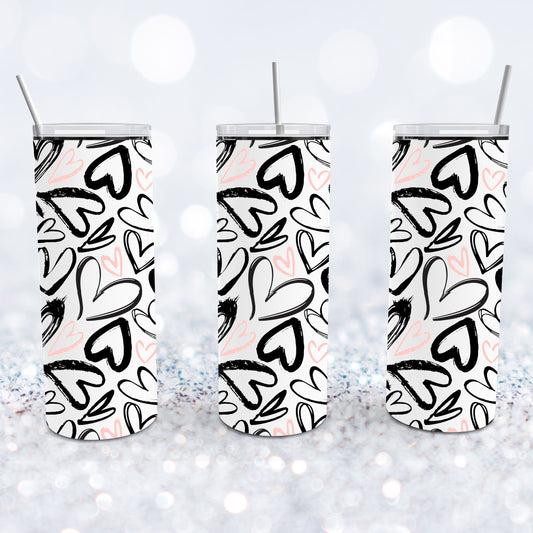 Whimsical Hearts Tumbler