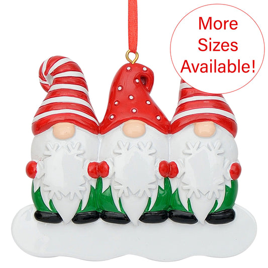 *** Pre-Order *** Gnome Family Christmas Ornament